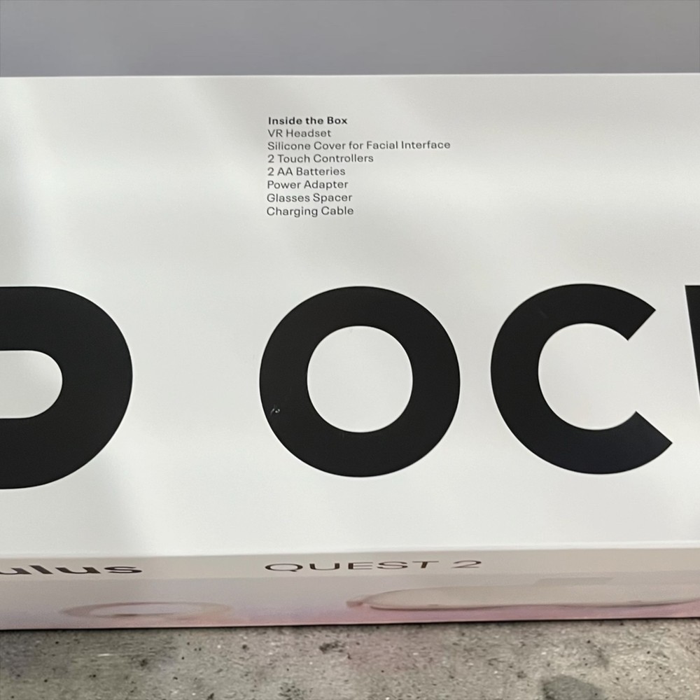 Oculus Quest 2 128GB EMPTY BOX ONLY Original Packaging No Headset No Controllers