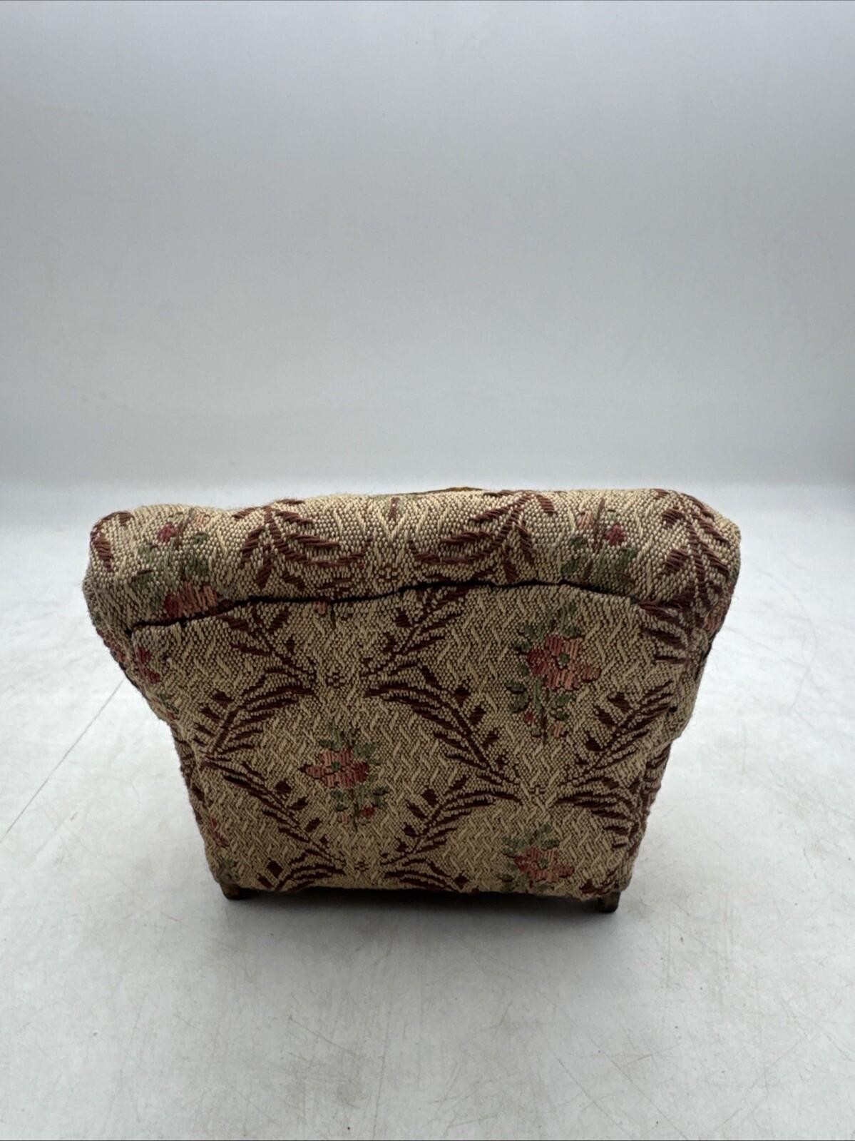 Vintage Advertising 1940s Ladysmith Wisconsin Miniature Chair Upholstered Otis