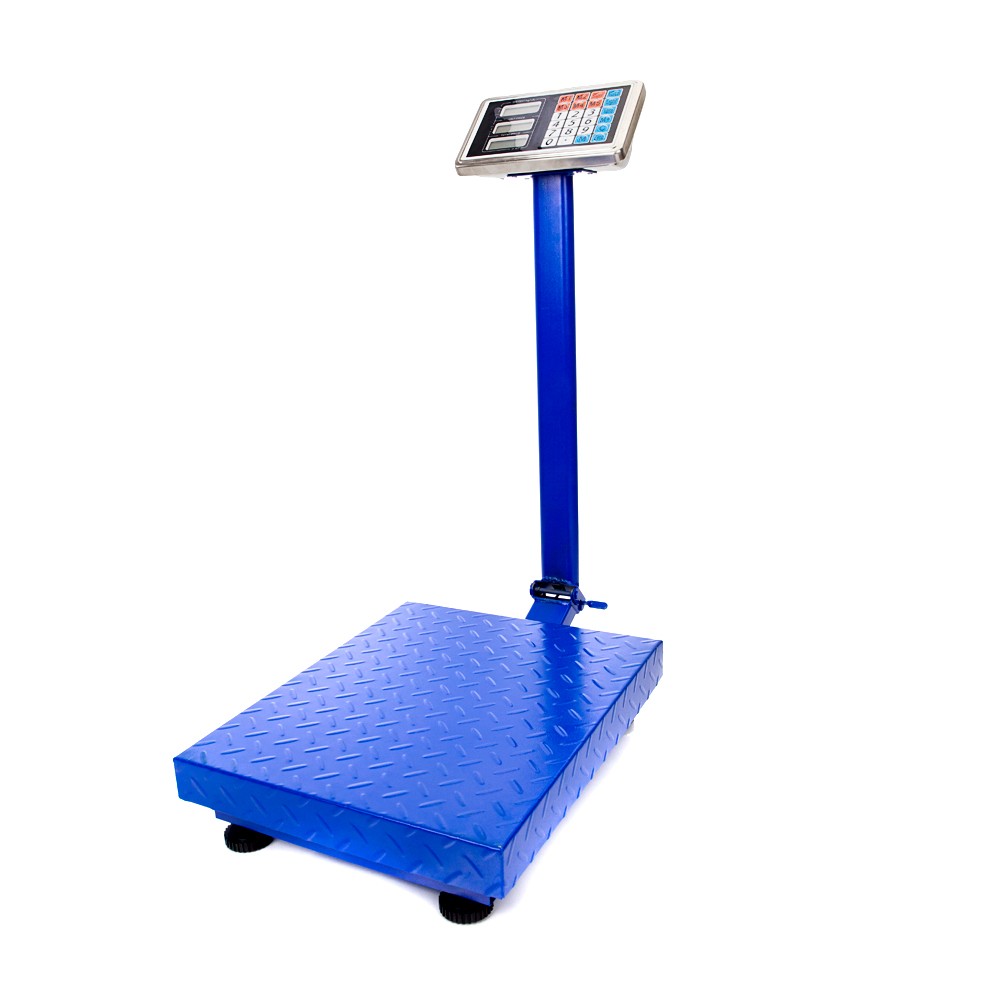 300KG/661lb Computing Digital Floor Platform Scale Shipping Postal Scale,Blue
