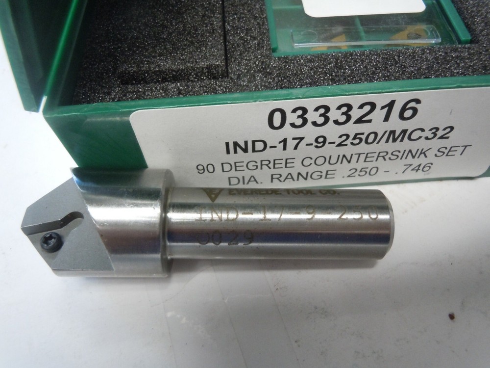IND-17-9-2500 Single Insert Chamfering/Countersink Holder,90 degree TPGH215