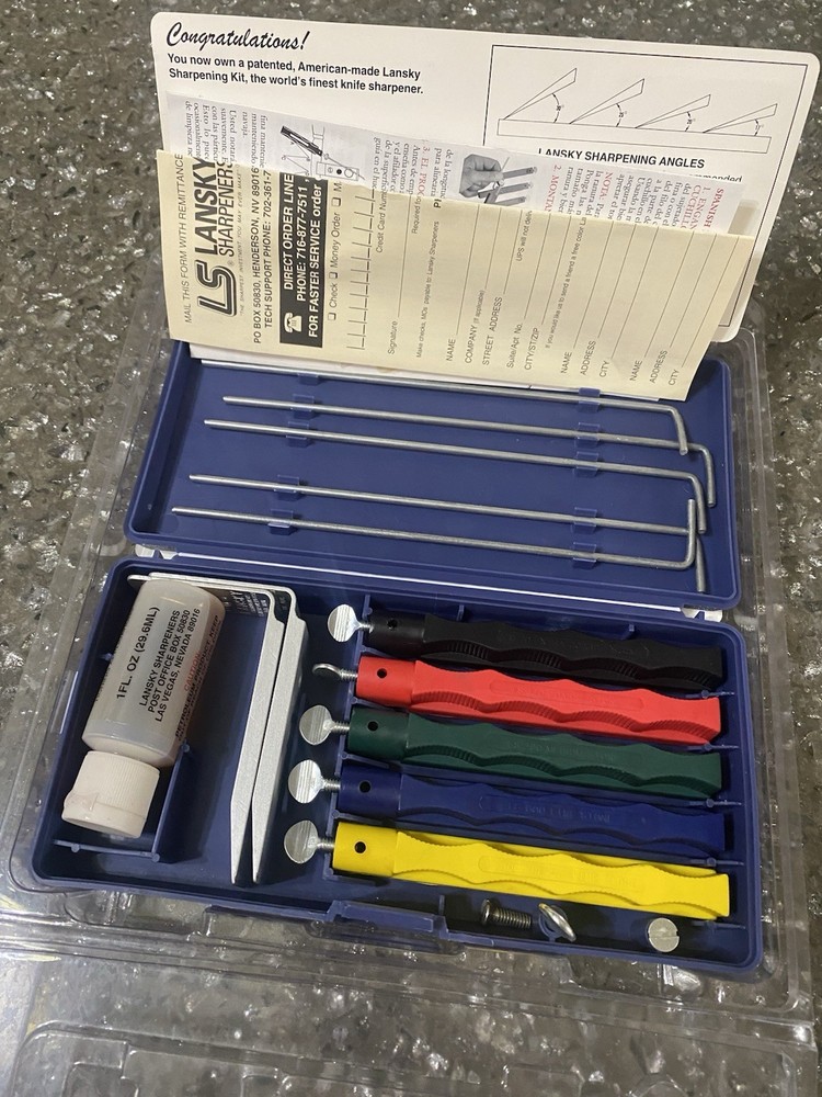 Lansky Deluxe Sharpening System with Universal Mount for Sharpening