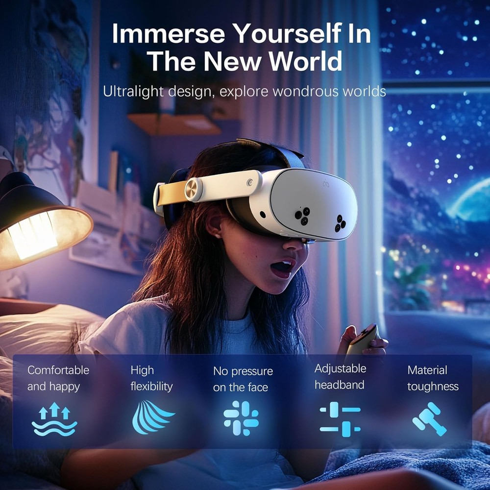 For Meta Oculus Quest 3/3S - Adjustable Replacement VR Headset Strap Accessories