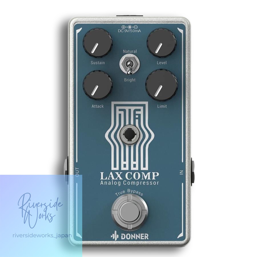 Donner LAX COMP Guitar Compressor Pedal for Musicians