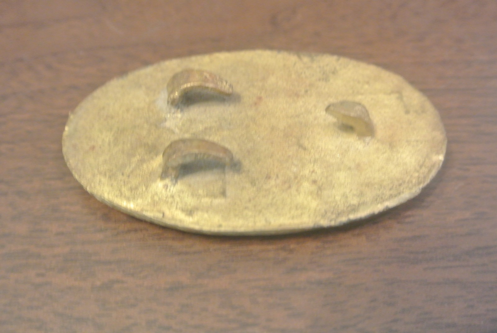 CIVIL WAR CONFEDERATE CS OVAL BELT BUCKLE