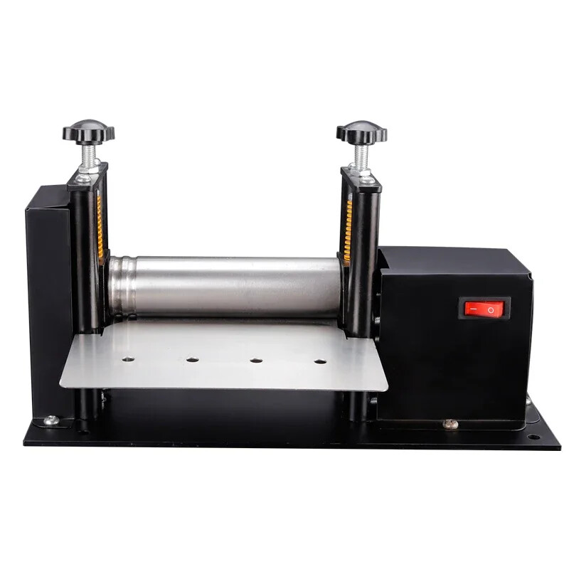 Electric Small Leather Drawing Machine Hand Rub Rubber Cylinder Machine