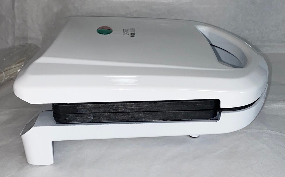 NIB LITHON D-Stylist Hot Sandwich Maker White
