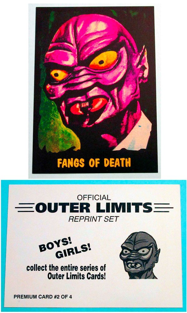 Outer Limits Reprint 4-Card Oversized Premium Card Set