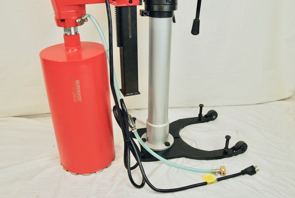 DRILL ANY ANGLE BLUEROCK 8Z1 TEL Telescoping Stand Concrete Core Drill NEW