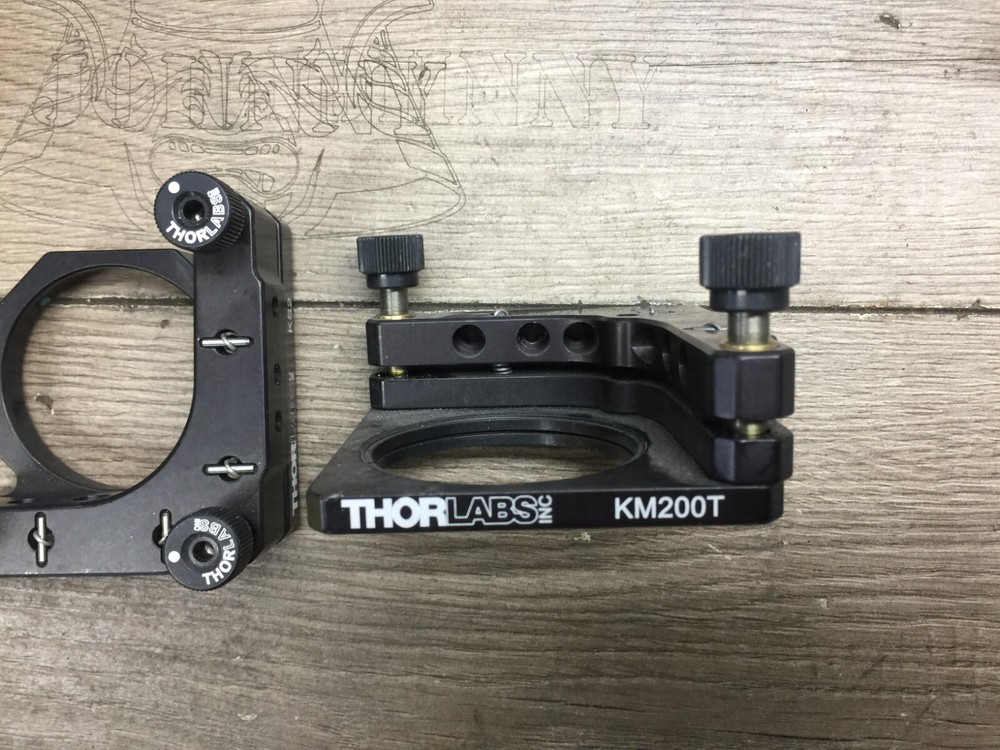 THORLABS OPTICAL LASER LENSE HOLDERS #KM200T & KS2