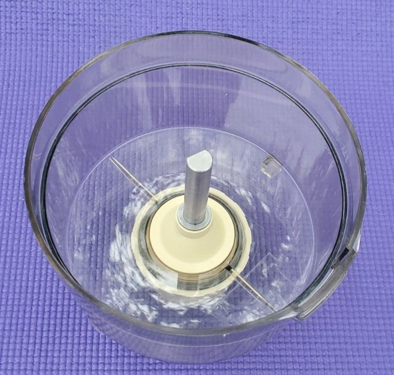 OEM General Electric Food Processor Work Bowl D1FP1 D1FP2 Amber W/Stem & ring