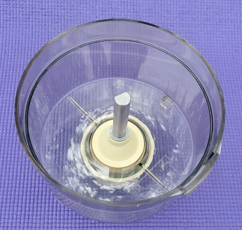 OEM General Electric Food Processor Work Bowl D1FP1 D1FP2 Amber W/Stem & ring