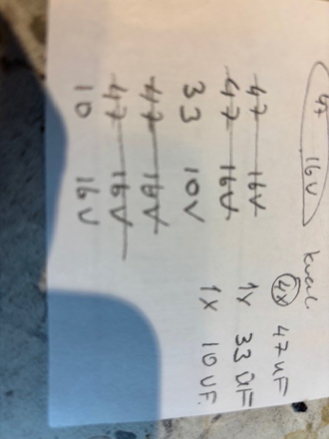 Bose Wave Music System Capacitor Replacement Kit For PCB Board CD Skips Errors