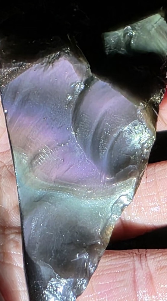 rainbow obsidian rough Lot