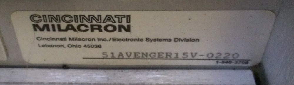 Cincinnati Milacron process control assembly box PCA