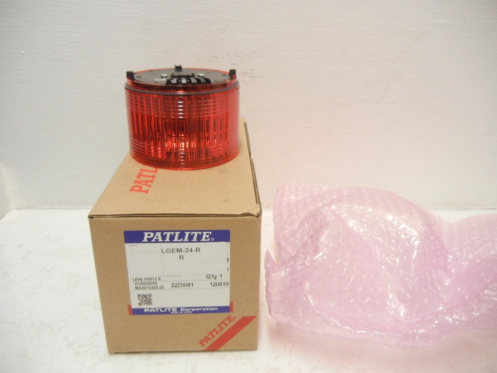 PATLITE LGEM-24-R NEW RED LENS STACK LIGHT LED MODULE LGEM24R