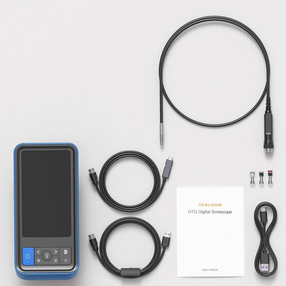 Teslong Rifle Borescope with 4.5'' Screen, 0.2inch Dia Fits .20 Caliber & Larger