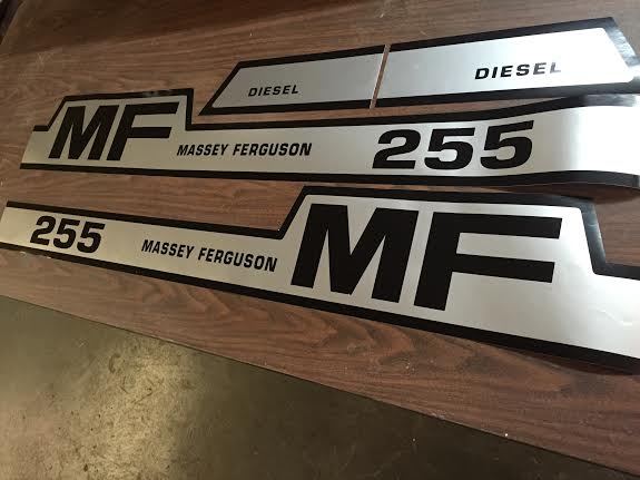 Massey Ferguson 255 tractor decals