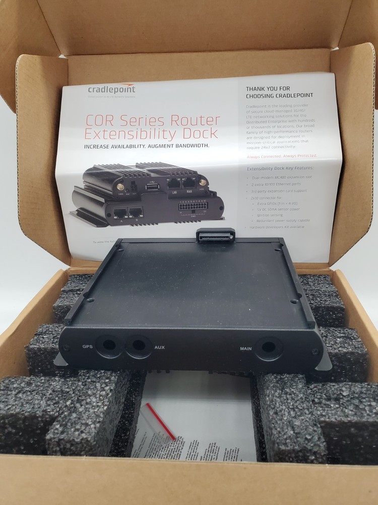 Cradlepoint 170700-000 COR Extensibility Dual Modem Dock