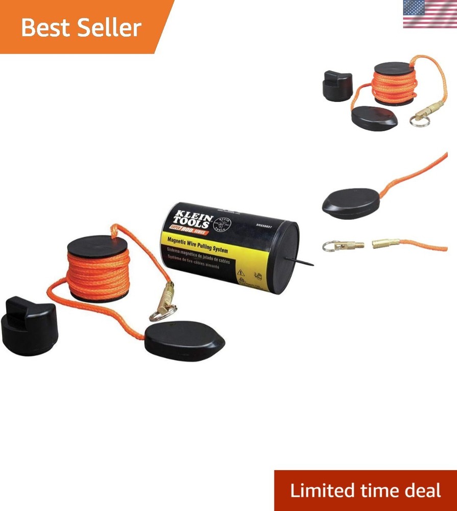 Effortless Cable Routing Magnetic Wire Pulling System with Leader-Pull Design