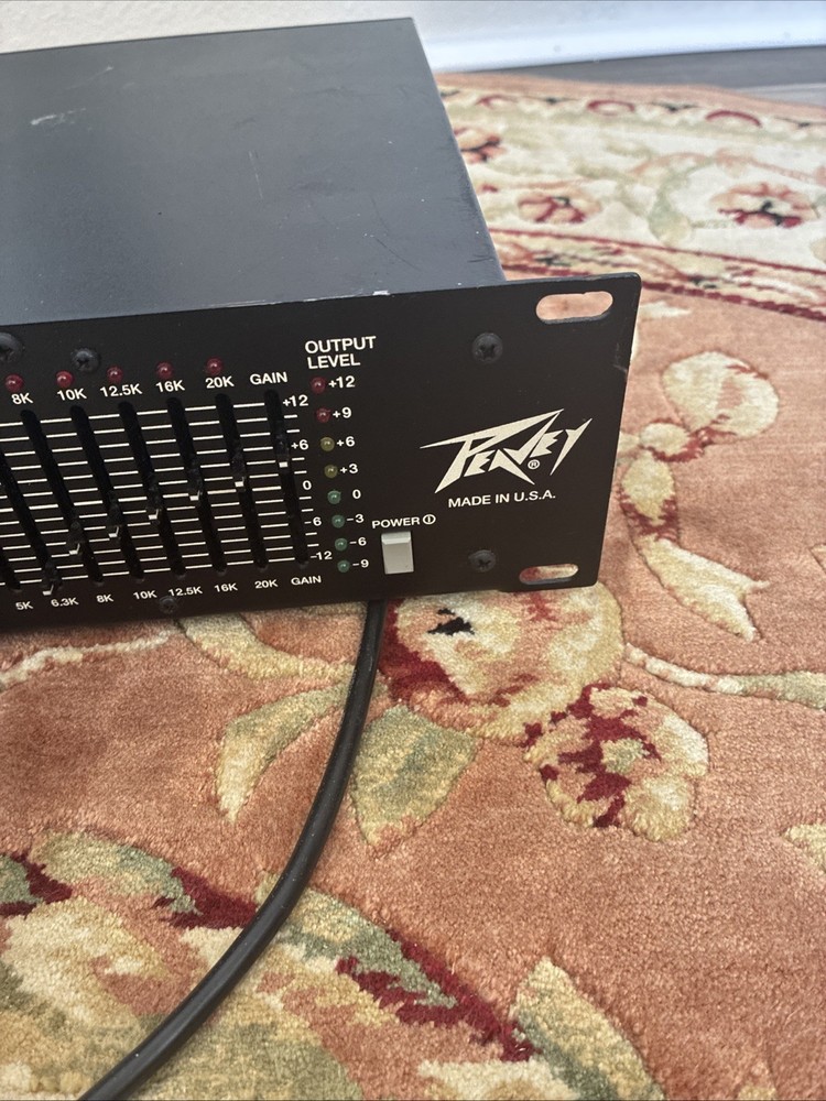 Peavey Q431F 31-Band Graphic Equalizer Feedback Locating System