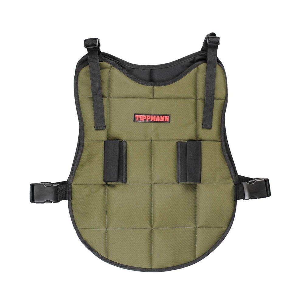 Tippmann Chest Protector - Podded - Black / Olive Reversible - Youth Size