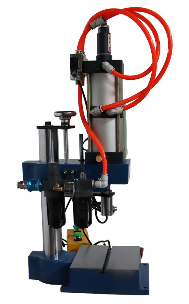 1 ton 2200lb Pneumatic Punch Press Machine Stroke 2"-4" with Controller Display