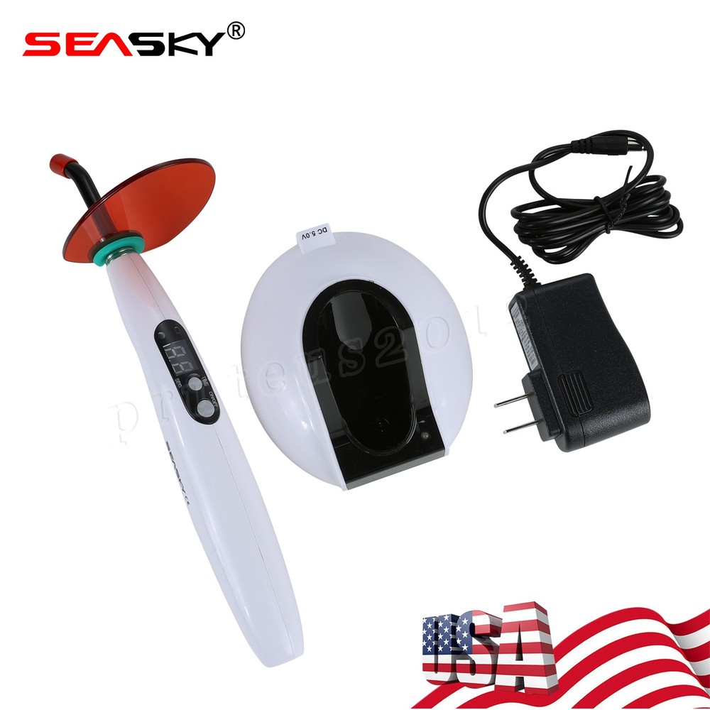 LED-B Dental Curing Light Lab Lamp Wireless 5 Second Cure 1400mw