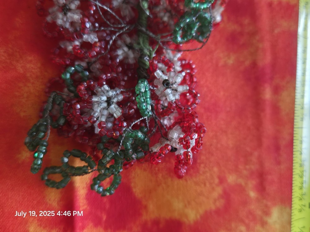 Handmade Beaded Flower Garden