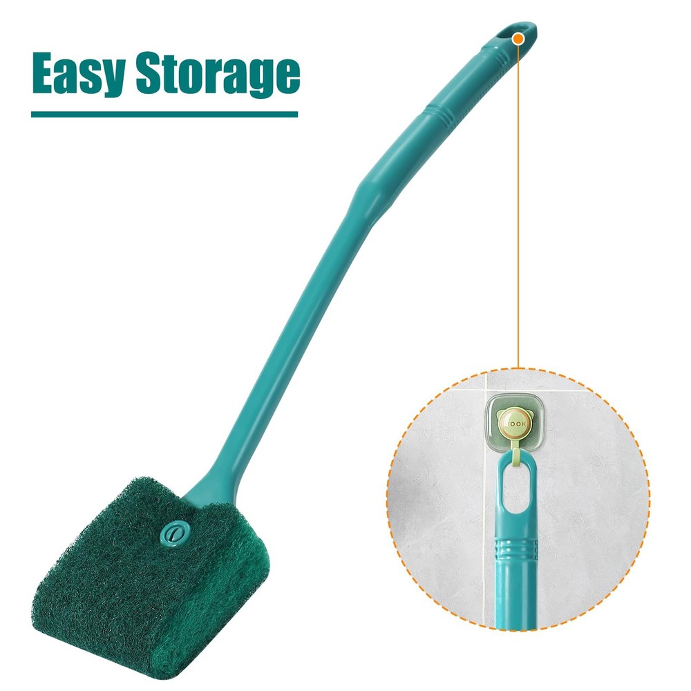 Fish Tank Cleaning Tools - Double-Sided Sponge Brush Algae Scraper