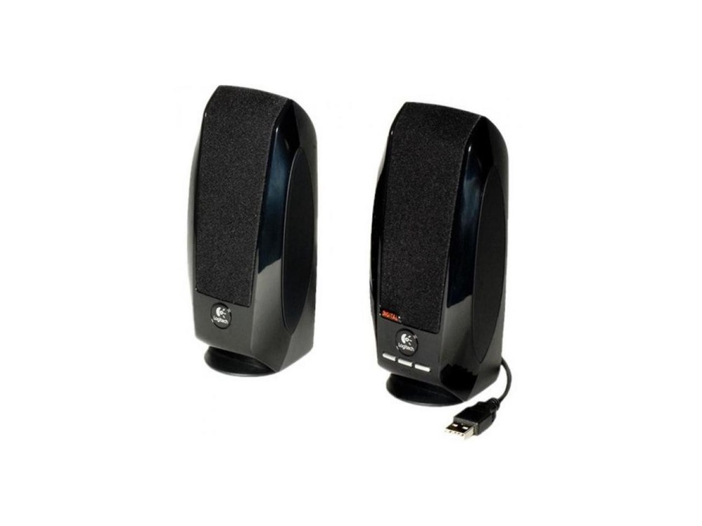 Logitech S150 2.0 Speaker System - 1.2 W RMS - Black