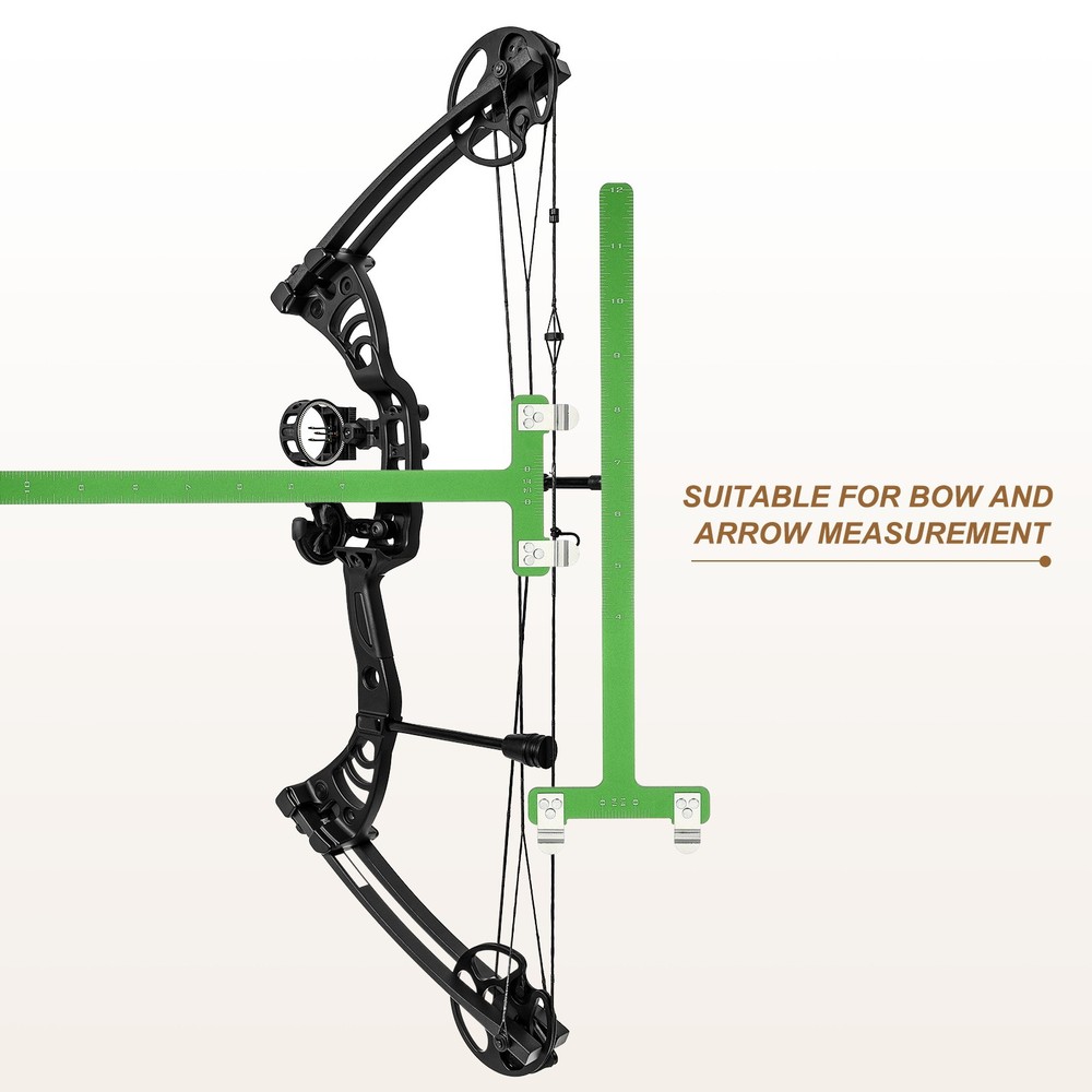 Archery Bow Square 33x9mm for Recurve Compound Bowstring Archery Kit Green