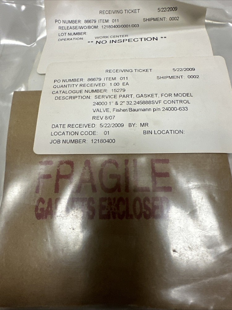 Fisher,24000-633,2" Gasket Set