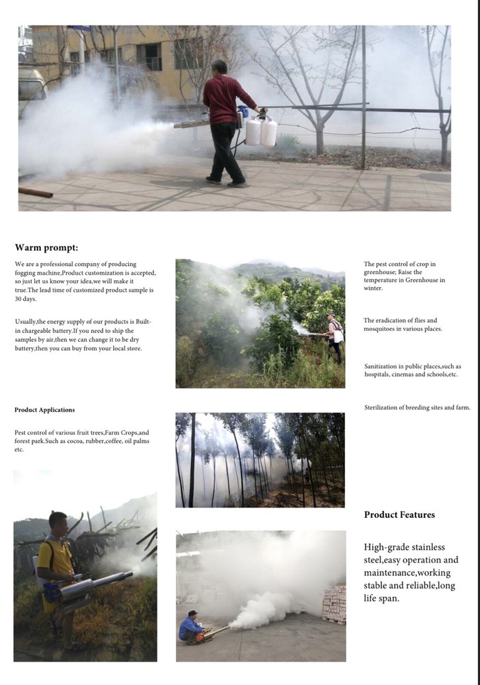 FOGGING MACHINE For Mist Disinfection/Pest Control