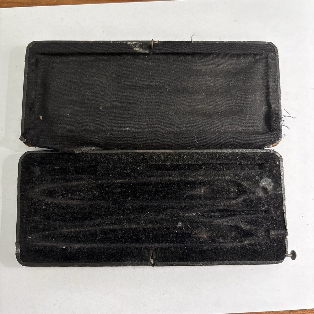 Vintage Drafting Instruments Set in Case Drawing Compass Divider Tools