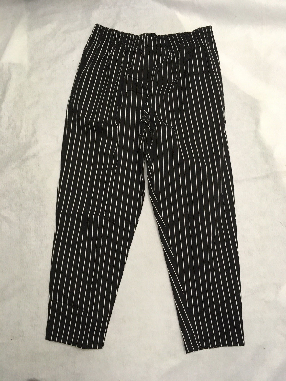 Chef Pants pant cook Black white stripe 3x 4x 5x 6x NEW Kitchen Pinnacle Baggy