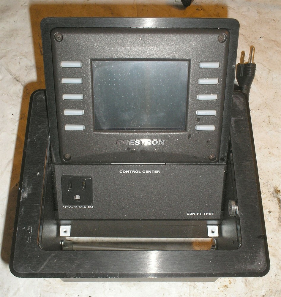 Crestron C2N-FT-TPS4-B FlipTop Touch Screen Control Center