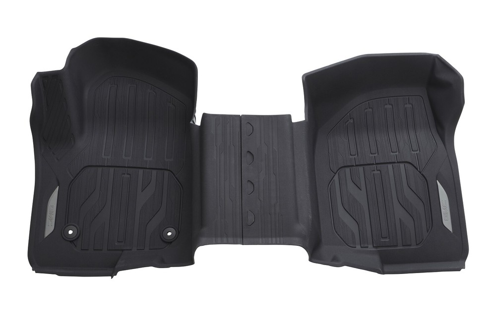 Interlocking Full Coverage Black Front Floor Liners 2019-26 New Sierra 84333608
