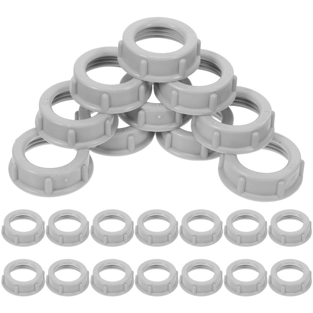 100 Pcs Insulating Conduit Bushing Hand Tighten Control Panel Fitting