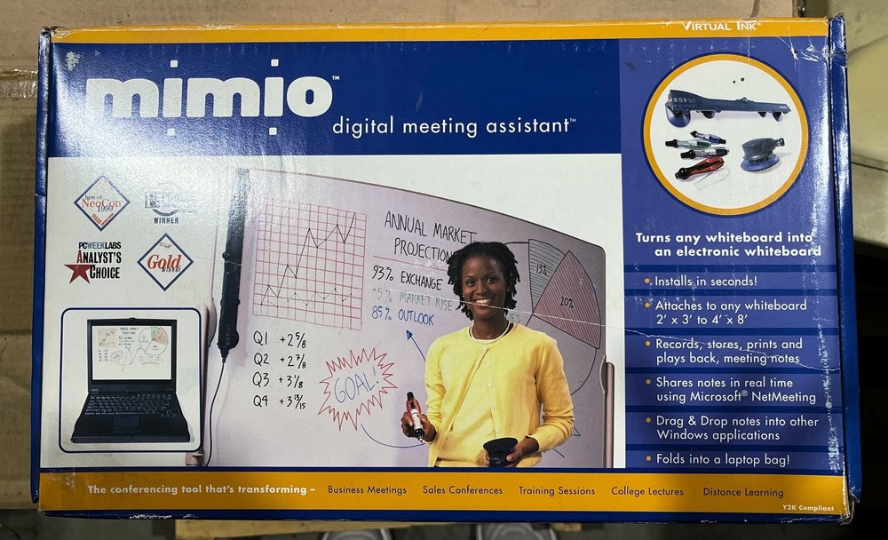 Quartet Mimio Digital Meeting Assistant Electronic Whiteboard Scanner