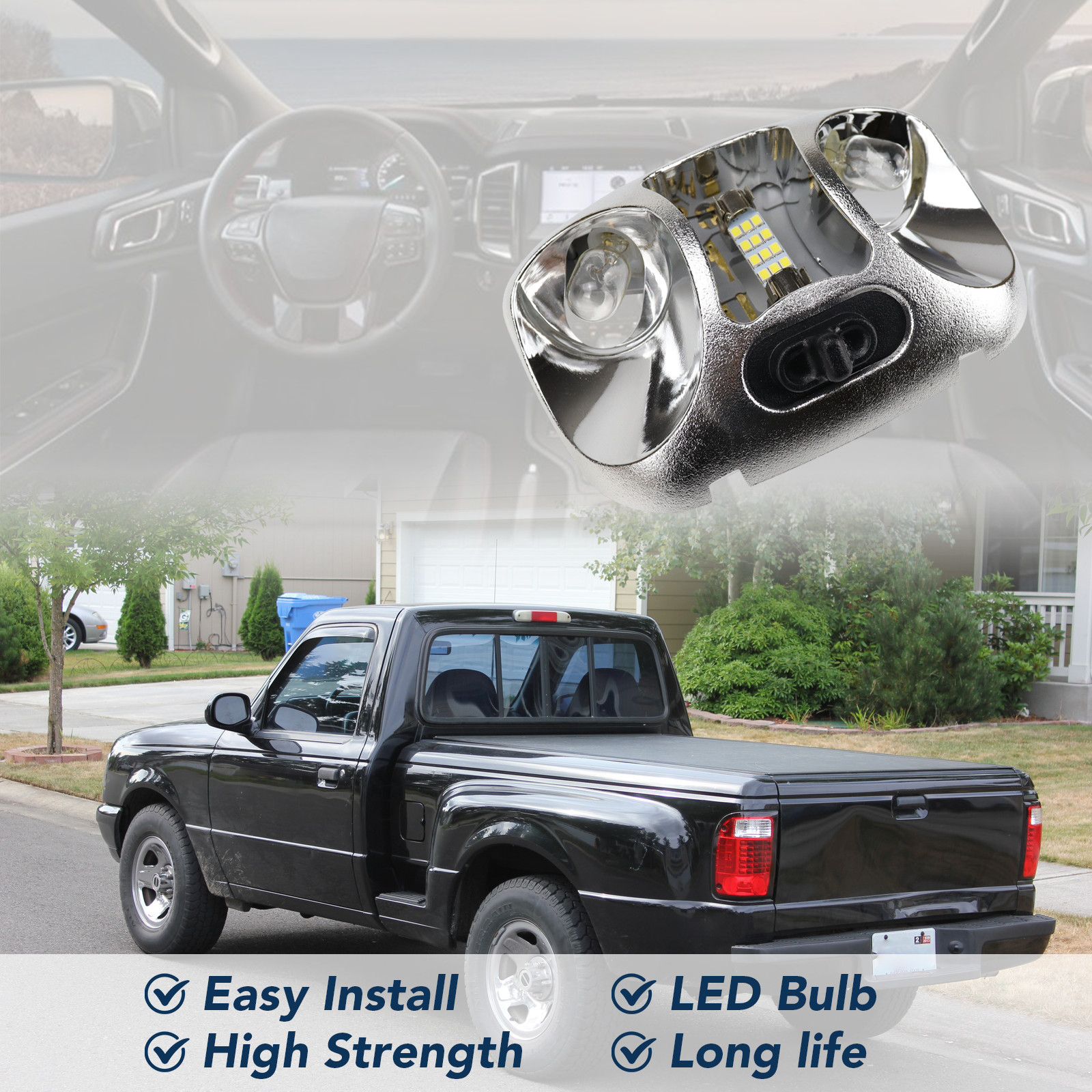 Interior Dome Cab Lamp Light For Ford Ranger Splash 1994-1998 OE# F37Z13776B