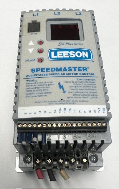 Leeson Speedmaster Adjustable Speed AC Motor Control Mdl. 174453