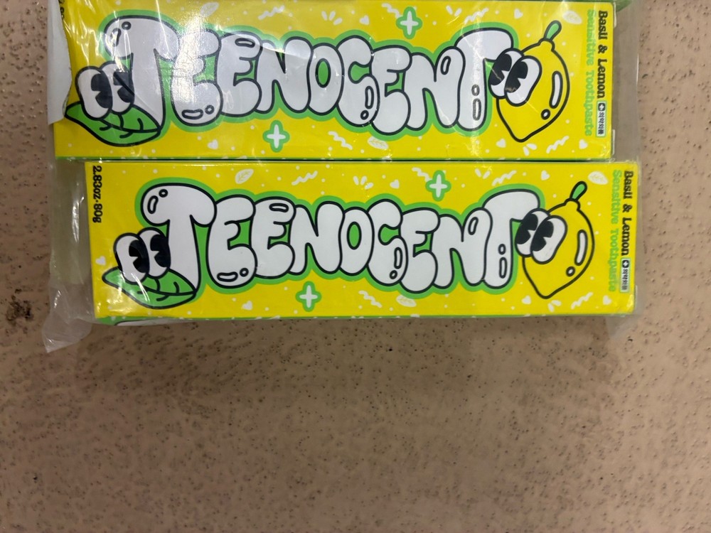 Ternocent Natural Nano Hydroxyapatite Sensitive Toothpaste Basil & Lemon 5 Pack