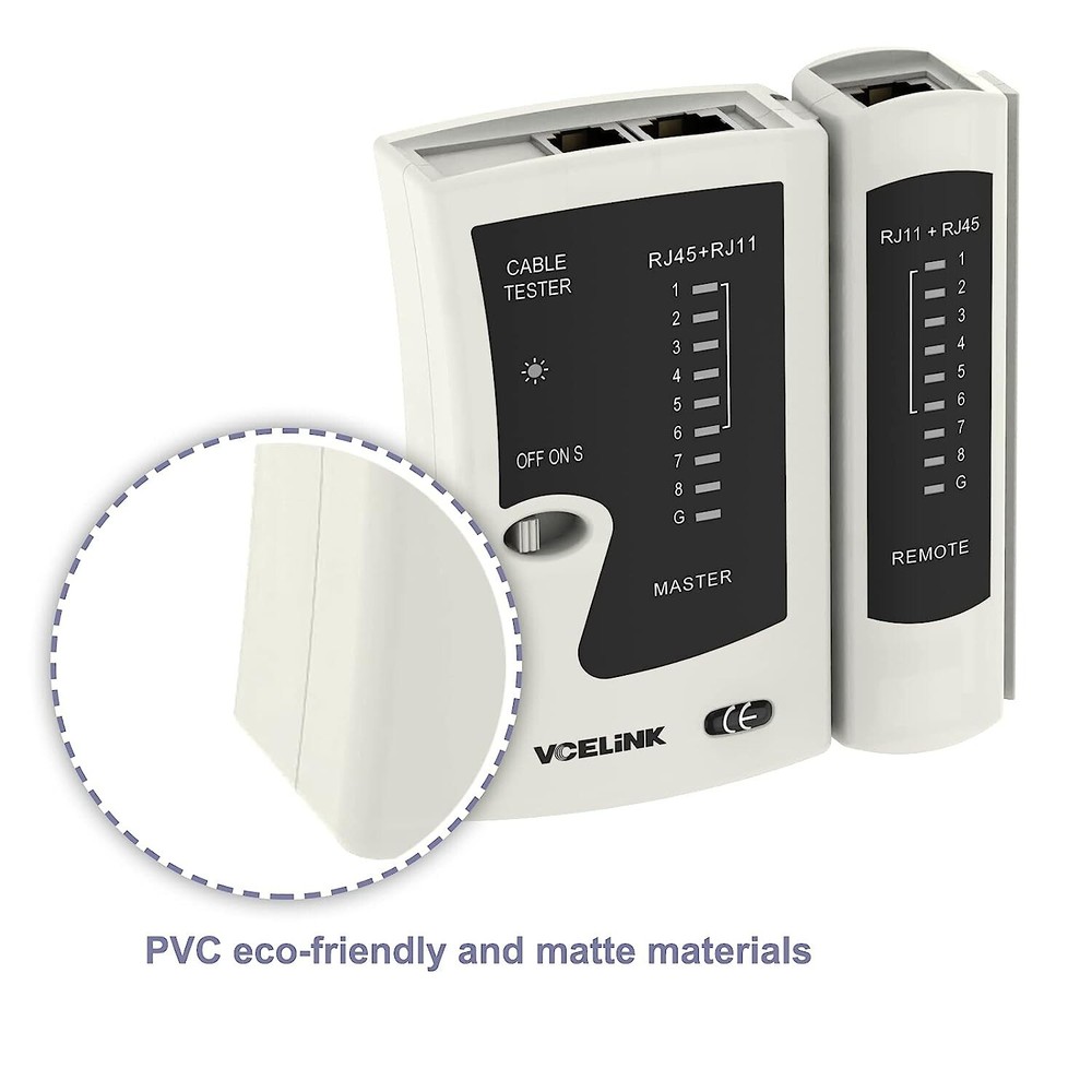 Handheld Multi-Functional Network Cable Tester - Cat6/Cat5/Cat7 & RJ11 Tester