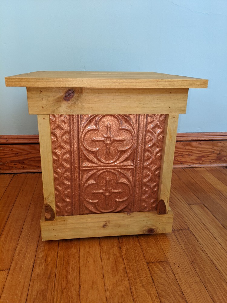 Outdoor Side Table Pressure Treated Wood