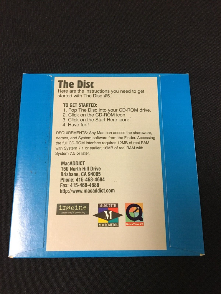 Apple Macintosh Performa Install CD Packet + Extras (PN: 600-1629) 1994-1997