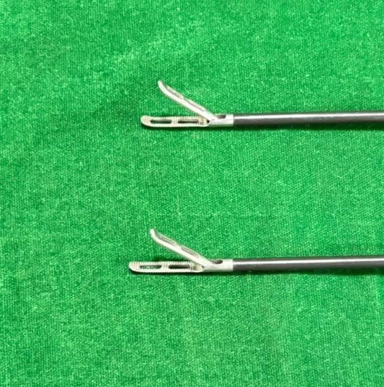 2pc Laparoscopic Croce Olmi Grasper 5mmx330mm with Cable Reusable Instruments