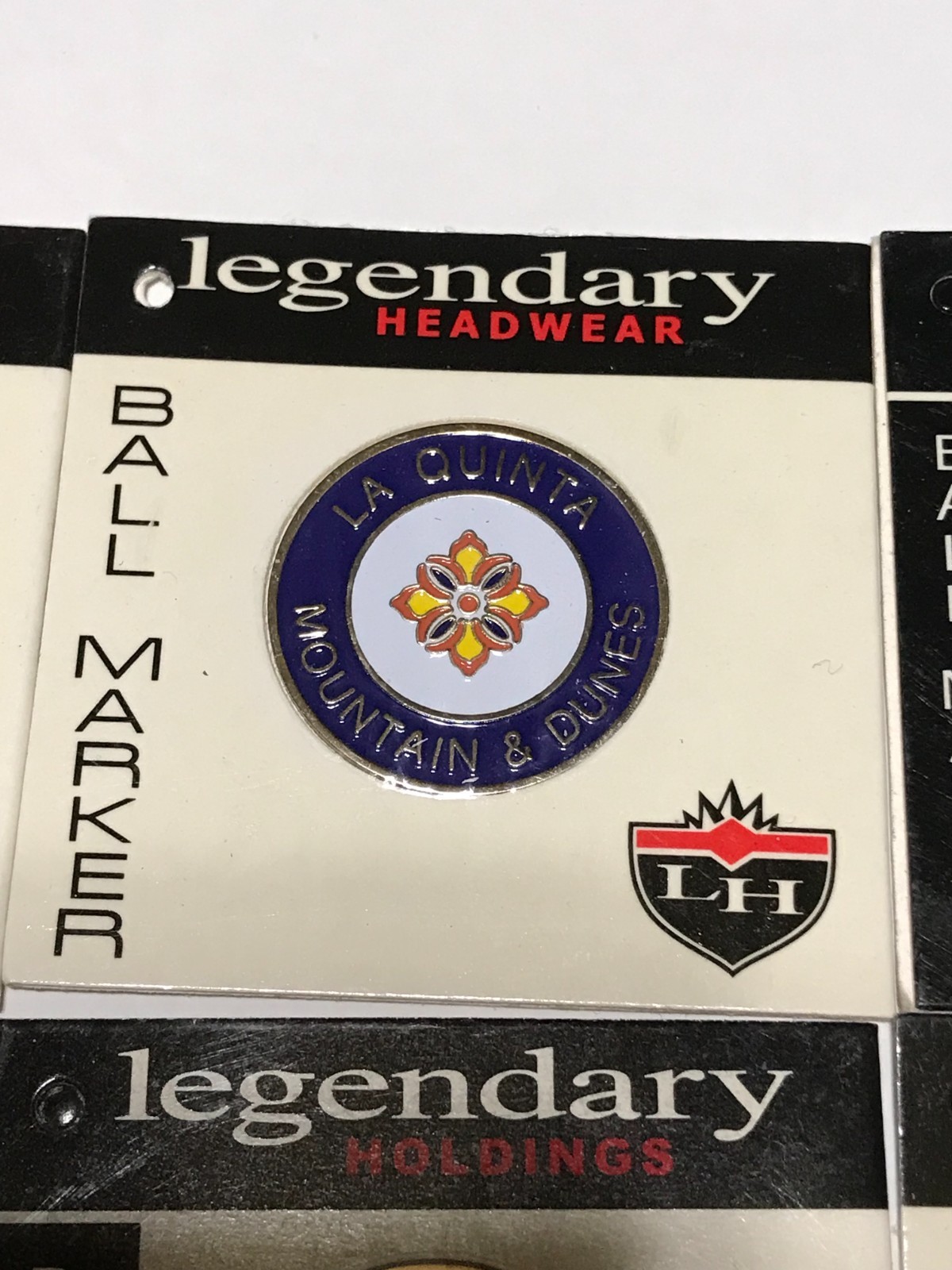 Lot of 6 Golf Ball Metal Markers La Quinta PGA West Cliff Harbour Vegas $500 NEW