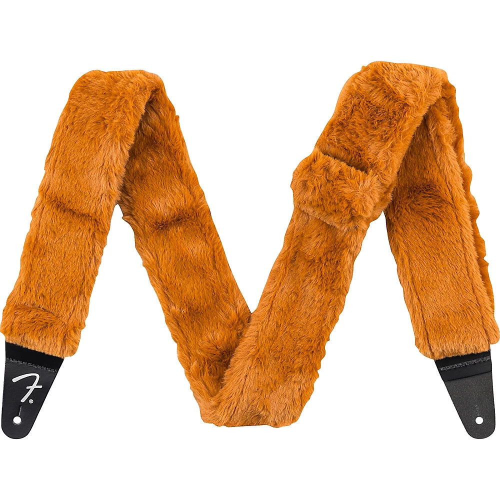 Fender Poodle Plush Guitar Strap Rust