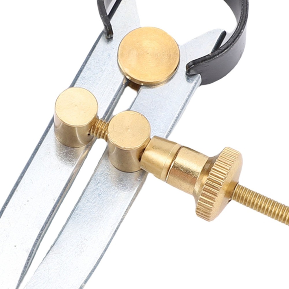 Adjustable Spring Wing Divider Caliper Hardened Steel Drawing Tool For Metalwork