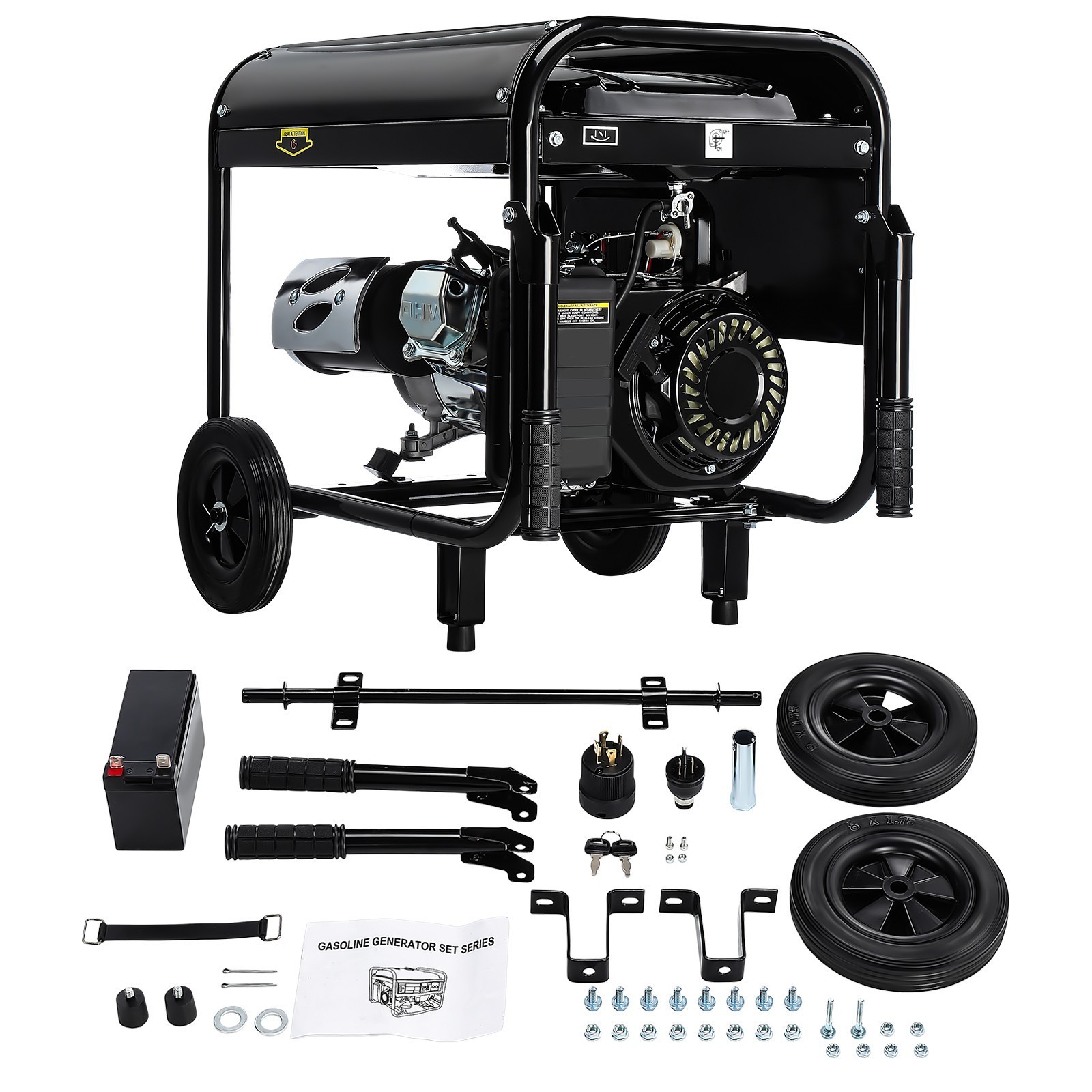 3000W Portable Inverter Generator Gas Powered Quiet For Home Backup Construction